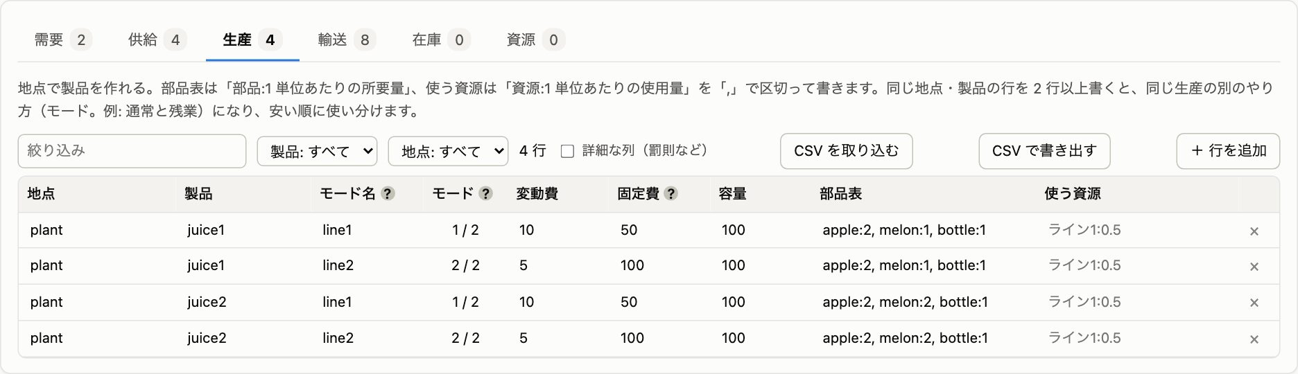 lotsize 画面